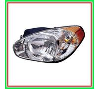 Proiettore Sinistro Mod H4 Elettrico Hyundai Accent-(Anno 2006-2010)