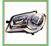 Proiettore Sinistro Mod H7-H7 Elettrico-Con Motore Vw Touran-(Anno 2006-2010)