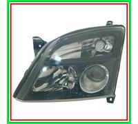 Proiettore Sinistro Mod H7-H7 Elettrico-Parabola Nera Opel Vectra C-(Anno 2002-2