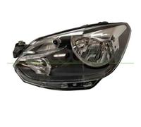 Prasco Proiettore sinistro Volkswagen Up 2012-2016 H4 elettrico senza motore Nero VG2014824