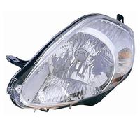 Proiettore Sinistro H4 Elettrico Cromato per FIAT Grande Punto 09/05-09/09 - Ill