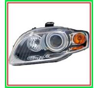 Proiettore Sinistro Xenon D1S Elettrico-Con Motore-Fanale Arancio Audi A4 (B7)-(
