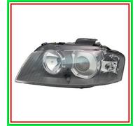 Proiettore Sinistro Xenon D2S-H7-Hid Elettrico Con Motore Audi A3-(Anno 2003-200