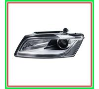 Proiettore Sinistro Xenon D3S+H7 Elettrico-Con Motore-Con Luce Diurna A Led-Crom