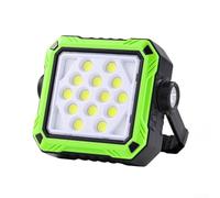 Proiettore solare a LED da 10 W con batteria ricaricabile da 2400 mAh, faretto impermeabile per lavoro all'aperto e illuminazione notturna (777B)