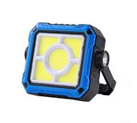 Proiettore solare a LED da 10 W con batteria ricaricabile da 2400 mAh, faretto impermeabile per lavoro all'aperto e illuminazione notturna (777A)