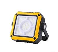 Proiettore solare a LED da 10 W con batteria ricaricabile da 2400 mAh, lanterna impermeabile per lavoro all'aperto e campeggio (777C)