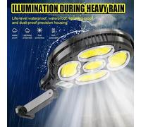 Proiettore solare COB HB-303, copertura 100 m2, con telecomando e sensore di mov