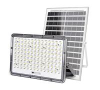 Proiettore Solare LED 17 W con Pannello Solare 20 W e Rilevamento Automatico