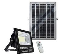 Proiettore Solare LED 200W IP67 con Pannello Solare Separato e Telecomando