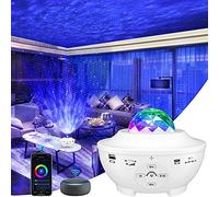 Proiettore Stella Soffitto, Luce Notturna Per Bambini Proiettore Cielo Stellato Luce Notturna A Led Con Lettore Musicale Bluetooth Wifi 360 °Rotante Illuminazione Luci Di Natale Regali Natale