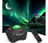 Proiettore Stelle Aurora Luna Galassia Cielo Luce Notturna LED Stellata 3 in 1,