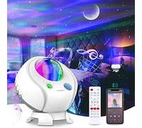 Proiettore Stelle, Proiettore Galaxy, Astronauta Proiettore Aurora con altoparlante Bluetooth, Proiettore di luce del cielo stellato per bambini e adulti, Regali di compleanno e Capodanno