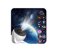 Proiettore Stelle Soffitto 360° LED con 13 Dischi, Planetario per Bambini/Adulti, Luce Notturna Timer, Lampada Galassia per Camera e Cameretta (Ideale Proiettore Soffitto)
