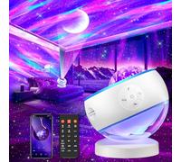 Proiettore Stelle Soffitto 8 In 1,160 Colori Galassia Projector,15 Musiche | Bluetooth, Telecomando,Timer,7 Livelli Luminosità,3 Velocità,Proiezione 360°,Luce Notturna, Regalo Bambini E Adulti