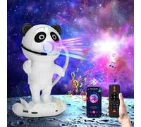 Proiettore Stelle Soffitto, LED Astronauta Proiettore Stelle 360° Regolabile con Altoparlante bluetooth,10 Modalità di Nebulosa & Telecomando, Luce Notturna, Lampada Proiettore Stelle Bambini Adult