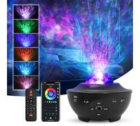 Proiettore Stelle Soffitto, Luce Notturna Led Proiettore Stelle Bambini Galassia Proiettore Lampada con Telecomando, Controllo APP,Altoparlante Bluetooth, WiFi Proiettore Cielo Stellato per Bambini