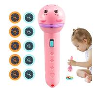 Proiettore Torcia - Torcia Per Proiezione Per Bambini Con 80 Modelli | Giocattolo Per Giocare Con Le Dei Cartoni Animati, Lampada Interattiva Per Raccontare Storie, Dispositivo Di Gioco Educativ