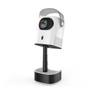 Proiettore TS-2 Home Theater 1080P Videoproiettore Android 9.0 Supporto Decodifica 4K Display da 100 pollici Stessa tecnica dello schermo Proiettore cinematografico con asta retrattile Messa a fuoco