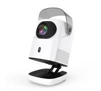 Proiettore TZ-2 Home Theater 1080P Videoproiettore Android 9.0 Supporto Decodifica 4K Display da 100 pollici Stessa tecnica dello schermo Proiettore cinematografico con base ribaltabile a 180° Messa