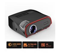 Proiettore Ultra HD 4K Beam, compatibile con, Home Theater 1080p Android nativo Wifi PK dLp lAsEr TV Experience Proiettore luce diurna(A10R Black,EU Plug)