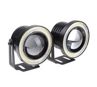 Proiettore universale LED cilindrico, ad alta potenza, diametro: 6,3 cm, con fendinebbia, 2 pezzi
