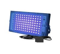 Proiettore UV A LED 50W 100W Luce For Feste 395nm 400nm IP65 Lampada Da Palco Fluorescente Ultravioletta Impermeabile Corridoio, cortile sul retro(50w)