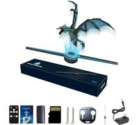 Proiettore Ventilatore Olografico 3D HD Ologramma LED Display Pubblicità
