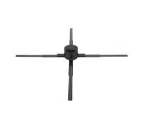 proiettore ventilatore ologramma 3D, Display pubblicitario con telecomando WiFi for PC 3D Hologram Fan HD 722 LED