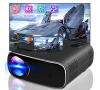 Proiettore WiFi Bluetooth 800ANSI Lumen, 4K Supportato, 1080P Full HD Videoproiettore 5G WiFi Bluetooth Home Cinema per HDMI/USB/AV/VGA/Laptop/Smartphone