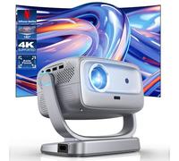Proiettore WiFi e Bluetooth portatile all'aria ultima intervento: [autofocus e Keystone/supporto a 360°] Smart TV 4K proiettore di film con app con licenza Netflix 50%