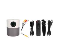 Proiettore wireless per mirroring dello schermo con doppi altoparlanti da 3 W, mini proiettore HD DLP portatile per home cinema e uso esterno, buona