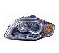 Faro Fanale Anteriore Xenon Arancio per Audi A4 2004-2007 Destro