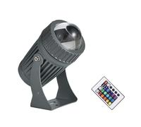 Proiettori A LED Da 10 W - Faretti A Fascio LED Per Esterni, Proiettore A Fascio Stretto, Faretti A Fascio LED Per Esterni Impermeabili IP68, Luci Con Angolo Del Fascio Regolabile (Color : Rgbw+remot