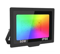 Proiettori A LED RGB Da 30W-100W, Con Telecomando, A Colorati For Esterni For Interni(1x50W)