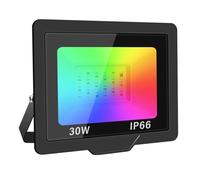 Proiettori A LED RGB Da 30W-100W, Con Telecomando, A Colorati For Esterni For Interni(2x30W)