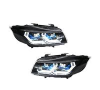 Proiettori Anteriori Per BMW E90 Gruppo Faro Serie 3 2005 2006 2007 2008 20009 2010 2011 2012 Luci Anteriori A Led Complete Accessori Lampada Frontale Per Auto Fari Fanali Anteriori(For Halogen,2009-2