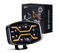 Proiettori LED Aus. X-SPIDER con Luci Di Posizione E Stroboscopio 12/24V