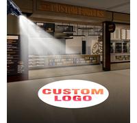 Proiezione Logo personalizzata 35W 60W 80W 100W luci pubblicitarie impermeabili statiche rotanti per esterni proiettore Gobo a Led per affari