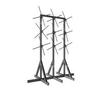 Proiezione Olografica 3D Macchina pubblicitaria for fan con ologramma 3D, staffa da pavimento for schermo di giunzione 60CM 3 * 3 Set completo Ventola for ologramma 3D