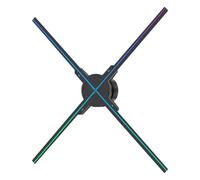 Proiezione Olografica 3D Proiettore olografico 3D con ventola rotante for immagini, schermo LED senza schermo, stereoscopico da 42 cm