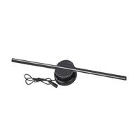Proiezione Olografica 3D Proiettore Olografico 3D Fan T40 Supporto Da Parete Immagini E Video Wifi Led Cartello Lampada Olografica Lettore Display Pubblicitario(T40)