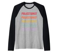 Proiezionista Maglia con Maniche Raglan
