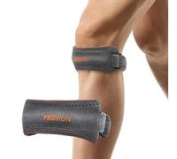 PROIRON 2 Pack Tutore Ginocchio, Fascia ginocchio, Cinturino al ginocchio per tendinite della rotula, Tutore Ginocchio Rotula Ginocchiera per Escursionismo, Calcio, Basket, Baseball, Corsa, pallavolo