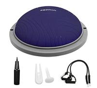 PROIRON Balance Trainer Ball Ø 47cm, Semisfera Equilibrio Fitness Mezza Palla con Cinghie Laterali e Pompa per Fitness Allenamento Bilanciamento del Corpo Fino a 300 kg (Viola)