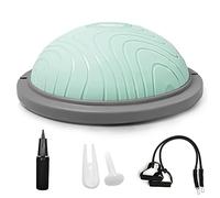 PROIRON Balance Trainer Ball Ø 47cm, Semisfera Equilibrio Fitness Mezza Palla con Cinghie Laterali e Pompa per Fitness Allenamento Bilanciamento del Corpo Fino a 300 kg (Verde)