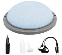 PROIRON Balance Trainer Ball Ø 47cm, Semisfera Equilibrio Fitness Mezza Palla con Cinghie Laterali e Pompa per Fitness Allenamento Bilanciamento del Corpo Fino a 300 kg (Azzurro)