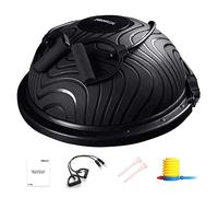 PROIRON Balance Trainer Ball Ø 60cm, Semisfera Equilibrio Fitness Mezza Palla con Cinghie Laterali e Pompa per Fitness Allenamento Bilanciamento del Corpo Fino a 300 kg