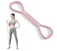 PROIRON Banda di resistenza in silicone a forma di 8 - Rosa (6,8 kg）