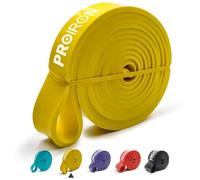 PROIRON Bande di Resistenza - Pull UP Bande - Bande Elastiche Fitness, Loop Bands Corpo Stretching, Powerlifting, Resistenza di Addestramento, Unit Singola-Giallo (18-31kg)